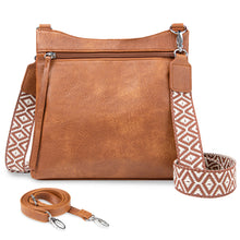 Load image into Gallery viewer, Crossbody Bags For Women With 2 Adjustable Straps Multi Pocket Small Cross Body Purse-Brown

