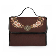 Load image into Gallery viewer, Traveling Flower Waterproof Canvas Bag
