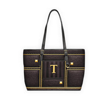 Load image into Gallery viewer, Gold Play PU Leather Shoulder Bag
