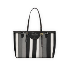 Load image into Gallery viewer, Black Grey Running Tea PU Leather Shoulder Bag
