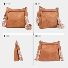 Load image into Gallery viewer, Crossbody Bags For Women With 2 Adjustable Straps Multi Pocket Small Cross Body Purse-Brown
