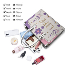 Load image into Gallery viewer, Purple Life Pu Leather Handbag Large Model 1747)
