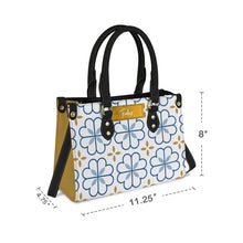 Load image into Gallery viewer, Yellow Star PU Leather Handbag-Small (Model 1747)
