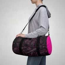 Load image into Gallery viewer, Glowing Pink Travel Duffel Bag
