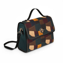 Load image into Gallery viewer, Teal Patch Waterproof Canvas Bag
