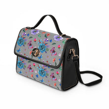 Load image into Gallery viewer, Big Blue Flower Tea Waterproof Canvas Bag
