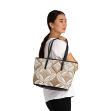 Load image into Gallery viewer, Tan Tea Design PU Leather Shoulder Bag
