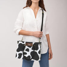 Load image into Gallery viewer, Cow Print 1 PU Leather Handbag-Small (Model 1747)

