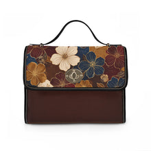 Load image into Gallery viewer, Flower Flap Waterproof Canvas Bag
