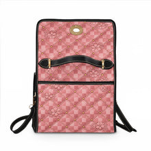 Load image into Gallery viewer, Pink Check Mate Waterproof Canvas Bag
