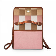Load image into Gallery viewer, Brown 4 Pink Waterproof Canvas Bag
