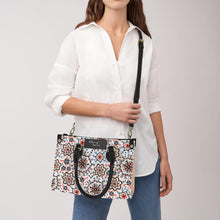 Load image into Gallery viewer, pink stars PU Leather Handbag-Small (Model 1747)
