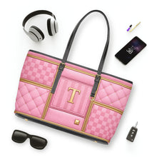 Load image into Gallery viewer, Pink Tea PU Leather Shoulder Bag
