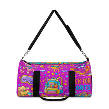 Load image into Gallery viewer, Double Purple Trouble Youth Duffel Bag
