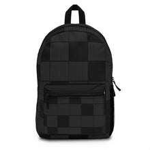 Load image into Gallery viewer, Big Black Checks Backpack
