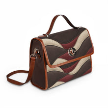 Load image into Gallery viewer, Flowing Brown 4 Waterproof Canvas Bag
