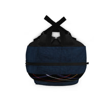 Load image into Gallery viewer, Blue Colorful Stripes 5 Backpack
