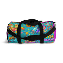 Load image into Gallery viewer, Double Purple Trouble Youth Duffel Bag

