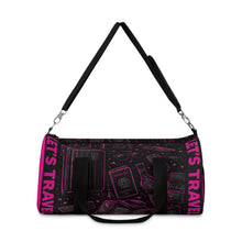 Load image into Gallery viewer, Glowing Pink Travel Duffel Bag
