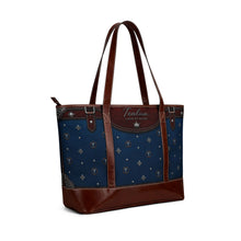 Load image into Gallery viewer, Blue Splash Tealux Handbag
