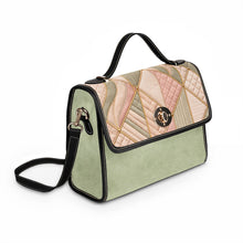 Load image into Gallery viewer, Delicate Green Waterproof Canvas Bag
