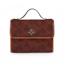 Load image into Gallery viewer, Brown Zillion Flowers Waterproof Canvas Bag
