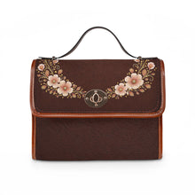 Load image into Gallery viewer, Traveling Flower Waterproof Canvas Bag
