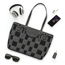Load image into Gallery viewer, Marching Gray PU Leather Shoulder Bag

