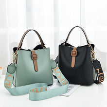 Load image into Gallery viewer, Trendy Fashion Shoulder Bag - Crossbody Foreign Trade Bucket Custom Logo Women's Messenger Bags PU Lady Bag
