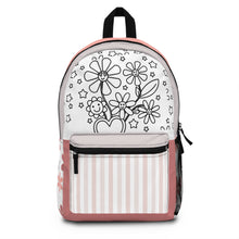 Load image into Gallery viewer, Floral Art Color Creation Backpack
