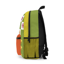 Load image into Gallery viewer, Vibrant Green Orange Chain Backpack

