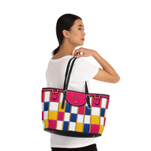 Load image into Gallery viewer, Pink Count PU Leather Shoulder Bag
