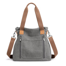 Load image into Gallery viewer, Women Totes All-match Portable Large-capacity Female Canvas Bag Female Casual Shoulder Bags
