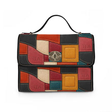 Load image into Gallery viewer, Patch Work Waterproof Canvas Bag
