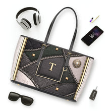 Load image into Gallery viewer, Black Tea 22 PU Leather Shoulder Bag
