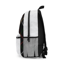 Load image into Gallery viewer, Bright Black Rainbow Backpack
