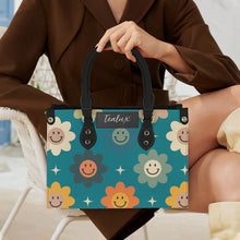 Load image into Gallery viewer, Happy Place PU Leather Handbag-Small (Model 1747)
