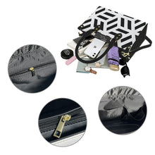 Load image into Gallery viewer, black maze PU Leather Handbag-Small (Model 1747)
