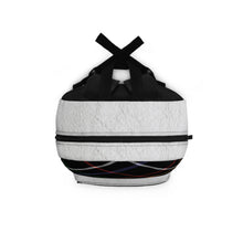 Load image into Gallery viewer, Bright Black Rainbow Backpack
