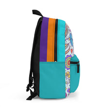 Load image into Gallery viewer, Vibrant Flowing Flower Backpack
