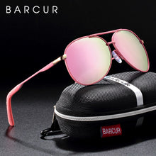 Load image into Gallery viewer, BARCUR Men Gradient Women Sunglasses Polarized Sun glasses for Men Pilot Gafas Oculos De Sol Masculino
