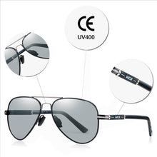 Load image into Gallery viewer, BARCUR Photochromic Polarized Sun glasses for Men Sunglasses Fishing Hiking Eyewear Oculos Gafas De Sol
