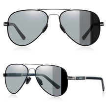 Load image into Gallery viewer, BARCUR Photochromic Polarized Sun glasses for Men Sunglasses Fishing Hiking Eyewear Oculos Gafas De Sol
