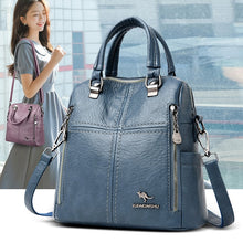Load image into Gallery viewer, LANYIBAIGE New Women Backpack Multifunction Bags Designer High Quality Leather Women Crossbody Bag  School Bags Travel Backpacks
