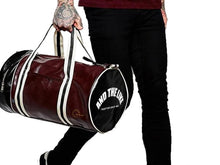 Load image into Gallery viewer, Outdoor Men's Sports Gym Bag PU Leather Training Shoulder Bag With Independent Shoes Pocket Mixed Color Sport Fitness Travel Bag
