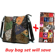 Load image into Gallery viewer, WESTAL Women's Shoulder Bags for Women Genuine Leather Designer Bag 2021 Women Purses and Handbags Messenger Crossbody Bags Sets
