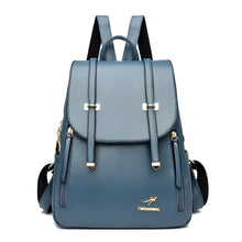 Load image into Gallery viewer, Fashion Women Soft Leather Backpacks Female School Book Bags Large Capacity Shopping Travel Knapsack Femme New Casual Rucksack
