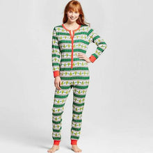 Load image into Gallery viewer, PUDCOCO Family Matching Xmas Pajamas Set Women Adult Kids Adult PJs Sleepwear Nightwear Outfits 2PCS/Set
