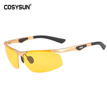 Load image into Gallery viewer, Night Vision Driving Glasses Men night driver Goggle men Sunglasses for Night vision Lens Aluminium Alloy Night sunglasses men
