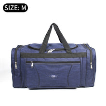 Load image into Gallery viewer, Large travel bags 70cm sport Duffle Bags Female Overnight Carry on Luggage bags men Waterproof Oxford Weekend bags sac de Sport
